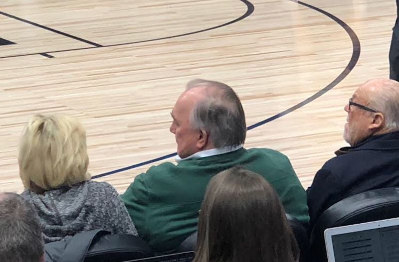 Illustration for article titled Disgraced Former Michigan State President John Engler Gets Courtside Seats For School's Basketball Games